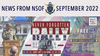 News from NSOF | September 2022