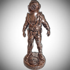 12" Sculpted Red Diver Statuette - The NSO Memorial
